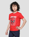 Marvel Spider Face Kaos Anak Laki-laki