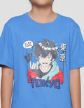 Aero Anime Tokyo Pranime Kaos Lengan Pendek Anak Laki-laki