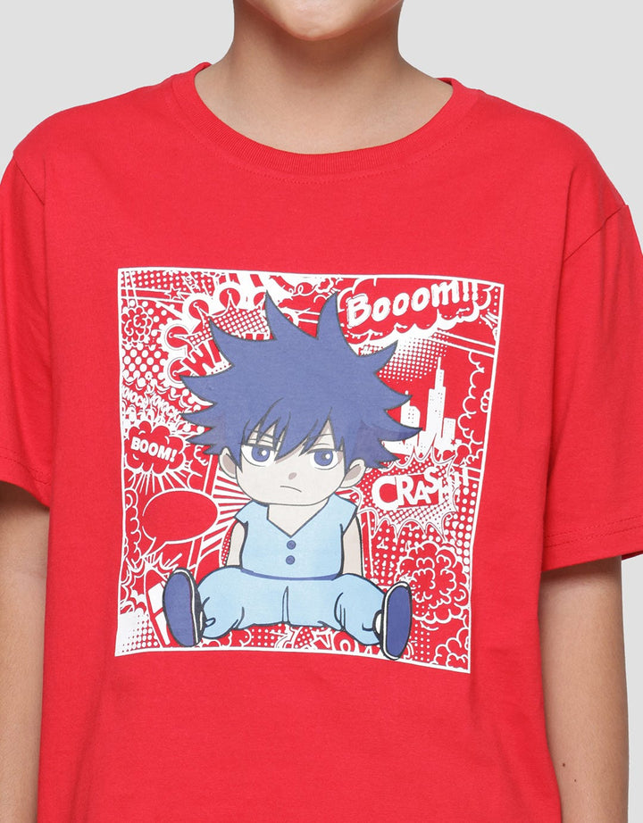 Aero Anime Boom Pranim Boys Short Sleeve T-shirt