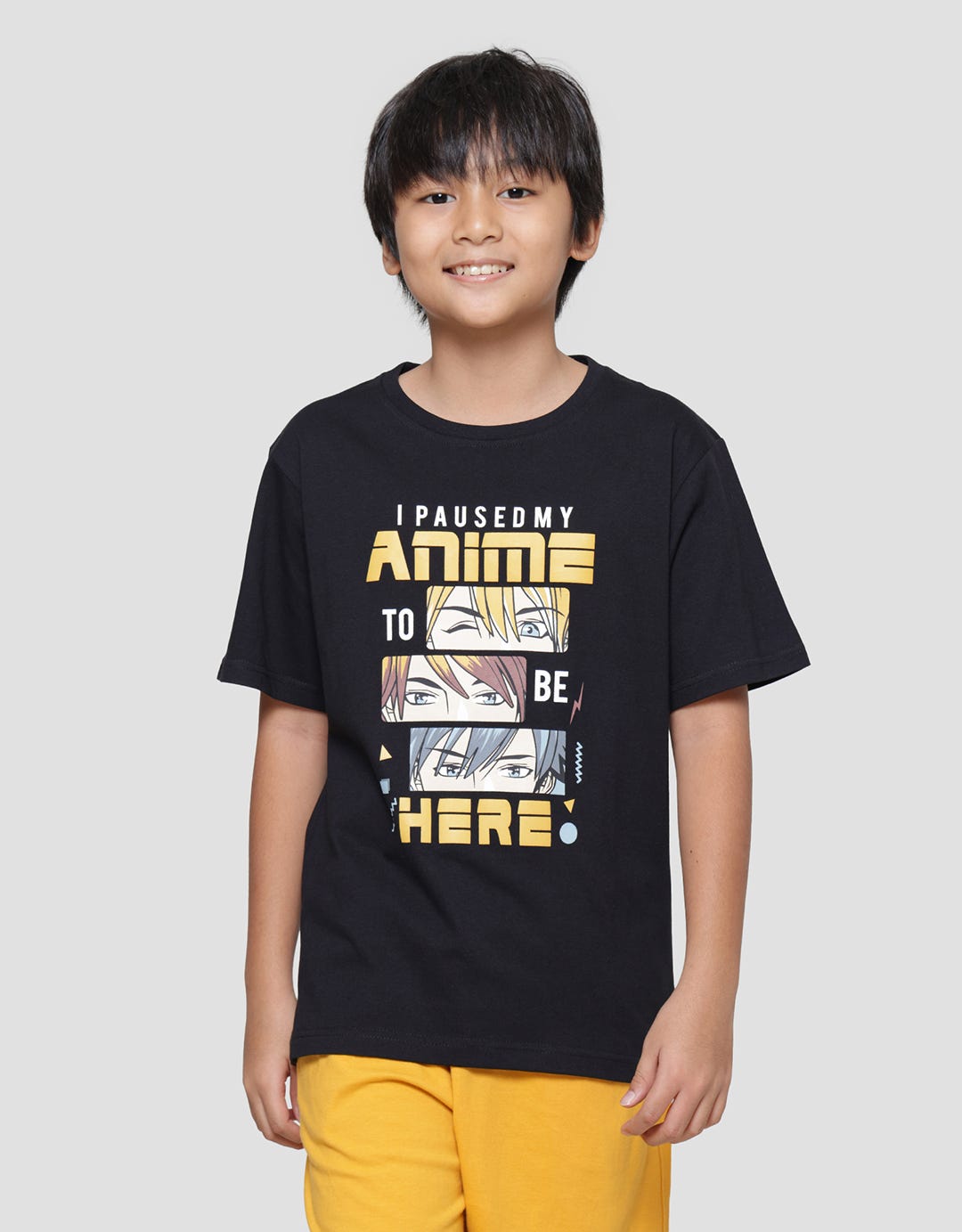 Aero I Pauser My Anime Kaos Lengan Pendek Anak Laki-laki