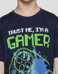 Aero Trust Gamer Kaos Lengan Pendek Anak Laki-Laki