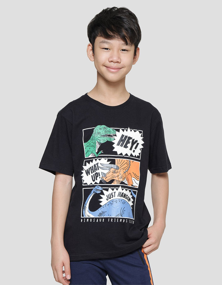 Aero Hey Roarr Kaos Lengan Pendek Anak Laki-Laki