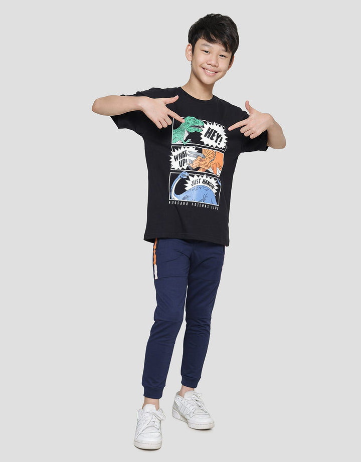 Aero Hey Roarr Kaos Lengan Pendek Anak Laki-Laki