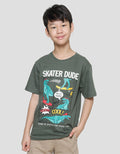 Aero Skater Dude Kaos Lengan Pendek Anak Laki-Laki