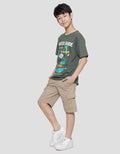 Aero Skater Dude Kaos Lengan Pendek Anak Laki-Laki