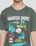 Aero Skater Dude Kaos Lengan Pendek Anak Laki-Laki