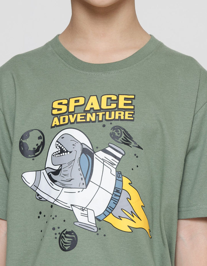 Aero Space Adventure Kaos Lengan Pendek Anak Laki-Laki