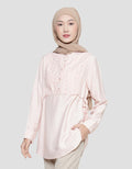 Annisa Eyelet Detail Blouse Wanita