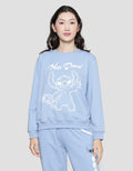 Disney Outline Stitch Sweater Wanita