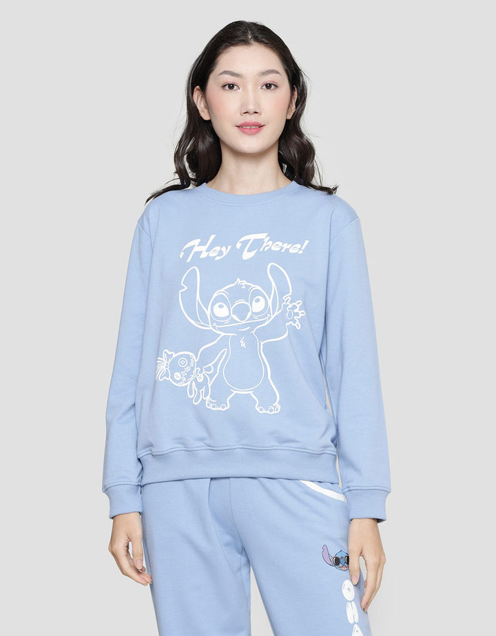 Disney Outline Stitch Sweater Wanita