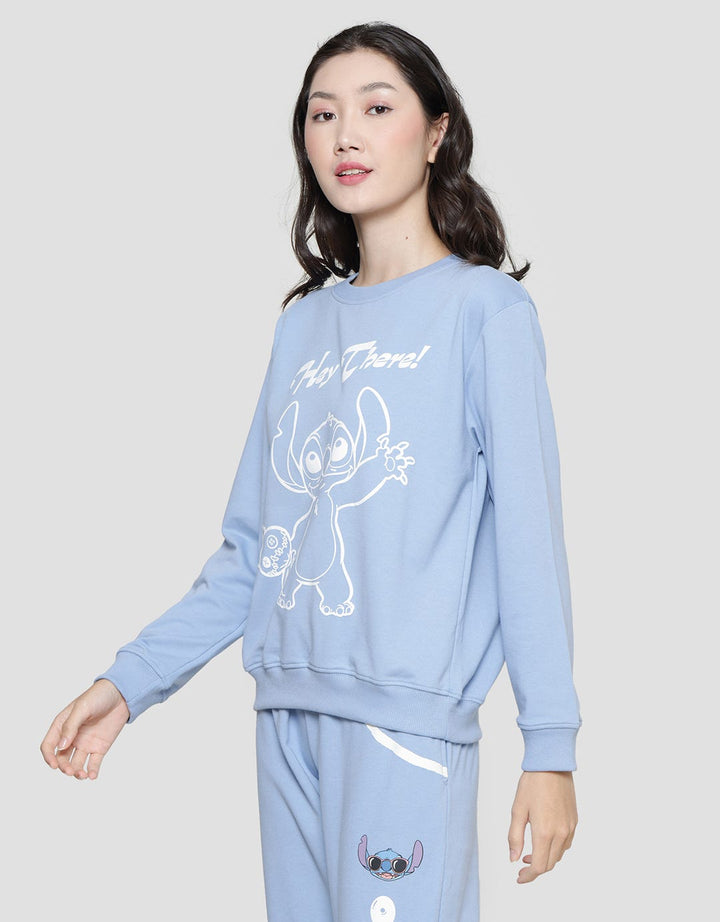Disney Outline Stitch Sweater Wanita