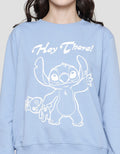 Disney Outline Stitch Sweater Wanita