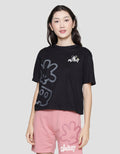 Disney Boxy Print Mickey Mouse Women's T-Shirt