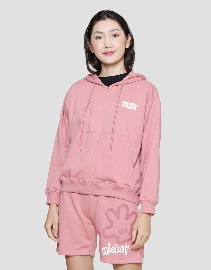 Disney Basic Print Mickey Mouse Jaket Wanita