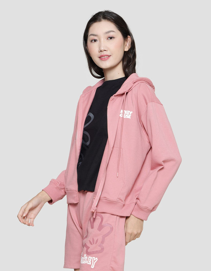 Disney Basic Print Mickey Mouse Jaket Wanita