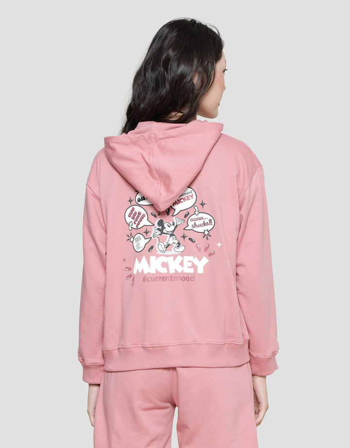 Disney Basic Print Mickey Mouse Jaket Wanita