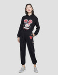 Disney Print Mickey Mouse Jogger Cargo Wanita