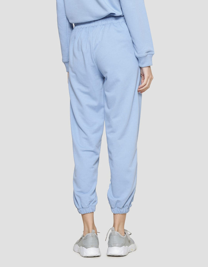 Disney Print Stitch Jogger Basic Wanita