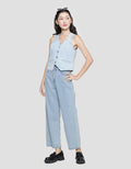 Details Vest Denim Wanita