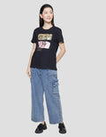 Details Regular Tee Enjoy The Time Kaos Lengan Pendek Wanita