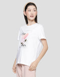 Details Regular Tee Go Shine Foil Kaos Lengan Pendek Wanita