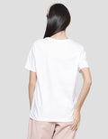 Details Regular Tee Go Shine Foil Kaos Lengan Pendek Wanita