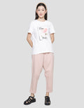 Details Regular Tee Go Shine Foil Kaos Lengan Pendek Wanita