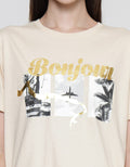 Details of Bonjour Foil Women's Casual T-shirt