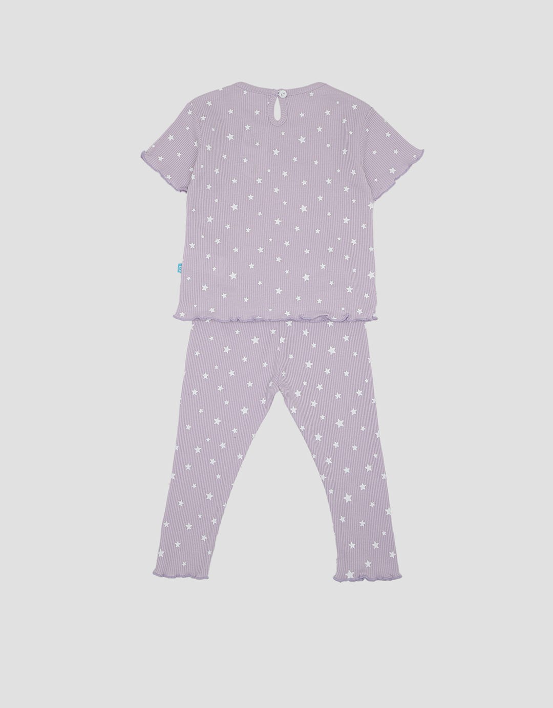 Pipiniko Ribbed Legging Print Star Unicorn Baju Set Anak Perempuan