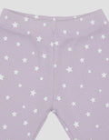 Pipiniko Ribbed Legging Print Star Unicorn Baju Set Anak Perempuan