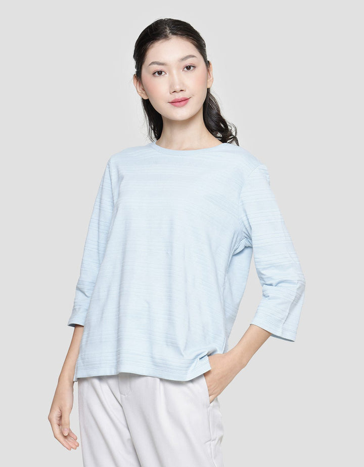 St. Yves Stripe Textured Blouse for Women