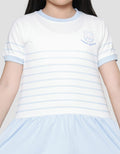 Little M Stripe Sweet Bunny Midi Dress for Girls