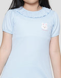 Little M Rabbit Ruffle Midi Dress Anak Perempuan