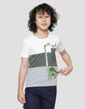 Little M Cut N Sewn Dino Boys T-Shirt