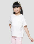 Aero Tencel Kantong  Kaos Lengan Pendek Anak Perempuan
