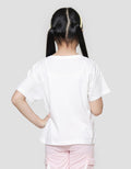 Aero Tencel Kantong  Kaos Lengan Pendek Anak Perempuan