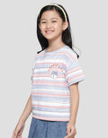 Aero Lovely Cat 2 Girls Short Sleeve T-shirt
