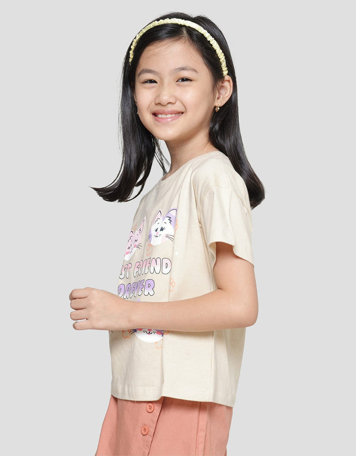 Aero Best Friend Forever Kaos Lengan Pendek Anak Perempuan