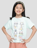Aero Smart Beautiful Cat 5 Kaos Lengan Pendek Anak Perempuan