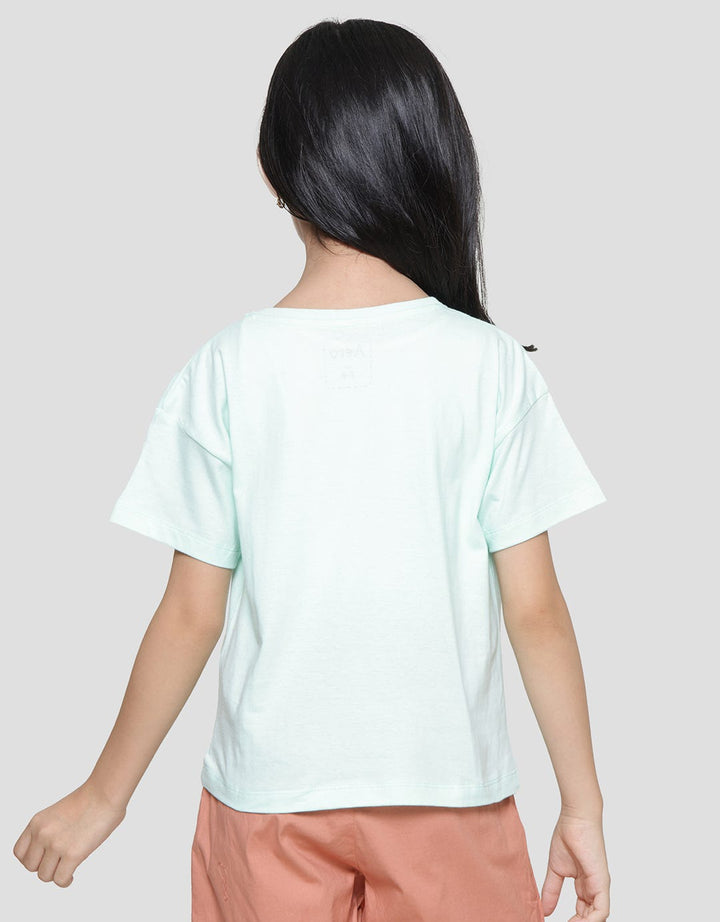 Aero Smart Beautiful Cat 5 Kaos Lengan Pendek Anak Perempuan