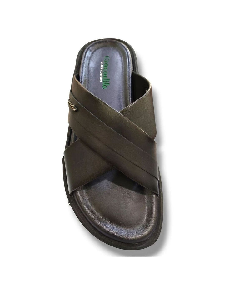 Crocodile Nyaman Slip On Alas Kaki Polos Pria