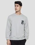 Details of Woven Patch Abstract Men's Sweater