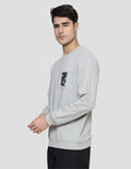 Details of Woven Patch Abstract Men's Sweater