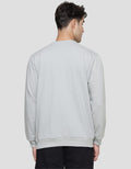 Details of Woven Patch Abstract Men's Sweater