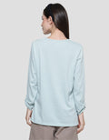 Connexion Texture Plain Kaos Wanita