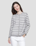 Connexion Knit Stripe Cardigan Women