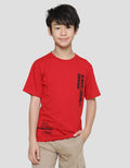 Nevada Always Looking Forward Print Kaos Lengan Pendek Anak Laki-Laki