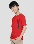 Nevada Always Looking Forward Print Kaos Lengan Pendek Anak Laki-Laki