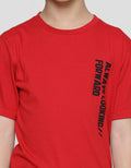 Nevada Always Looking Forward Print Kaos Lengan Pendek Anak Laki-Laki