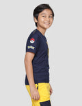 Character Pokemon Pocket Jaring Logo Kaos Lengan Pendek Anak Laki-Laki